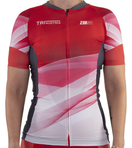Z3R0D Radtrikot kurz Damen Team Austria