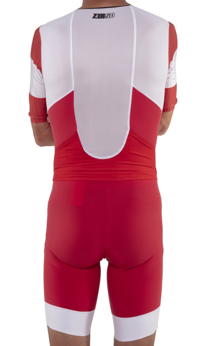 Z3R0D Triathlon Wettkampfanzug kurzarm Herren Team Austria (nur für EM/WM Starter)